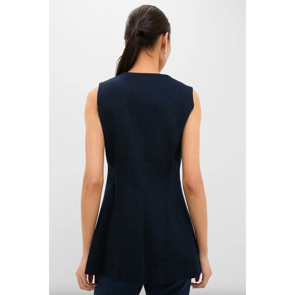 Tuckernuck Navy Rhoda Tunic Top Sz 0 - Picture 2 of 6